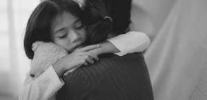 embrace girl teddybear hug
